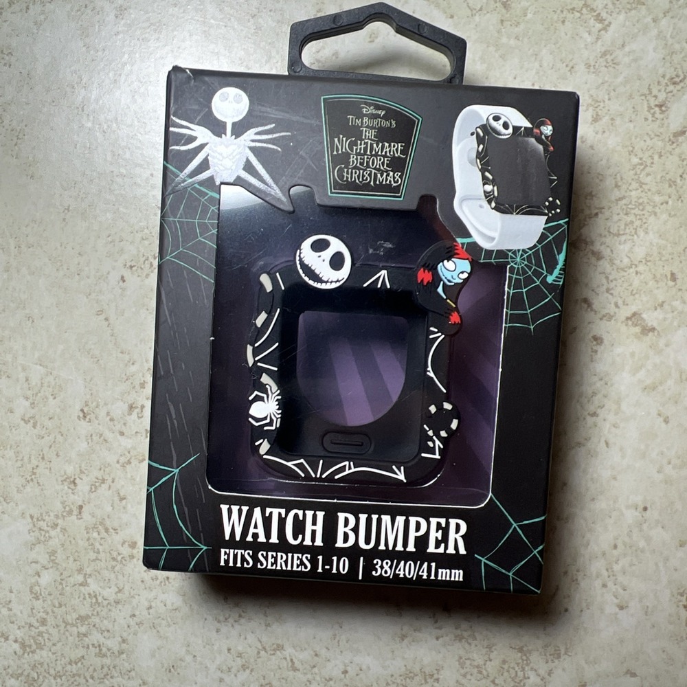 Disney Nightmare Before Christmas Watch Bumper Fits 38/40/41 Apple‎ Watch NEW